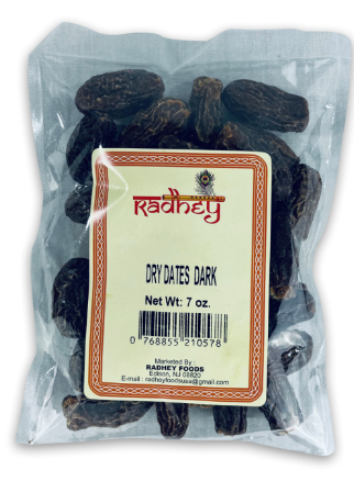 RADHEY Dry Dates Dark 7OZ